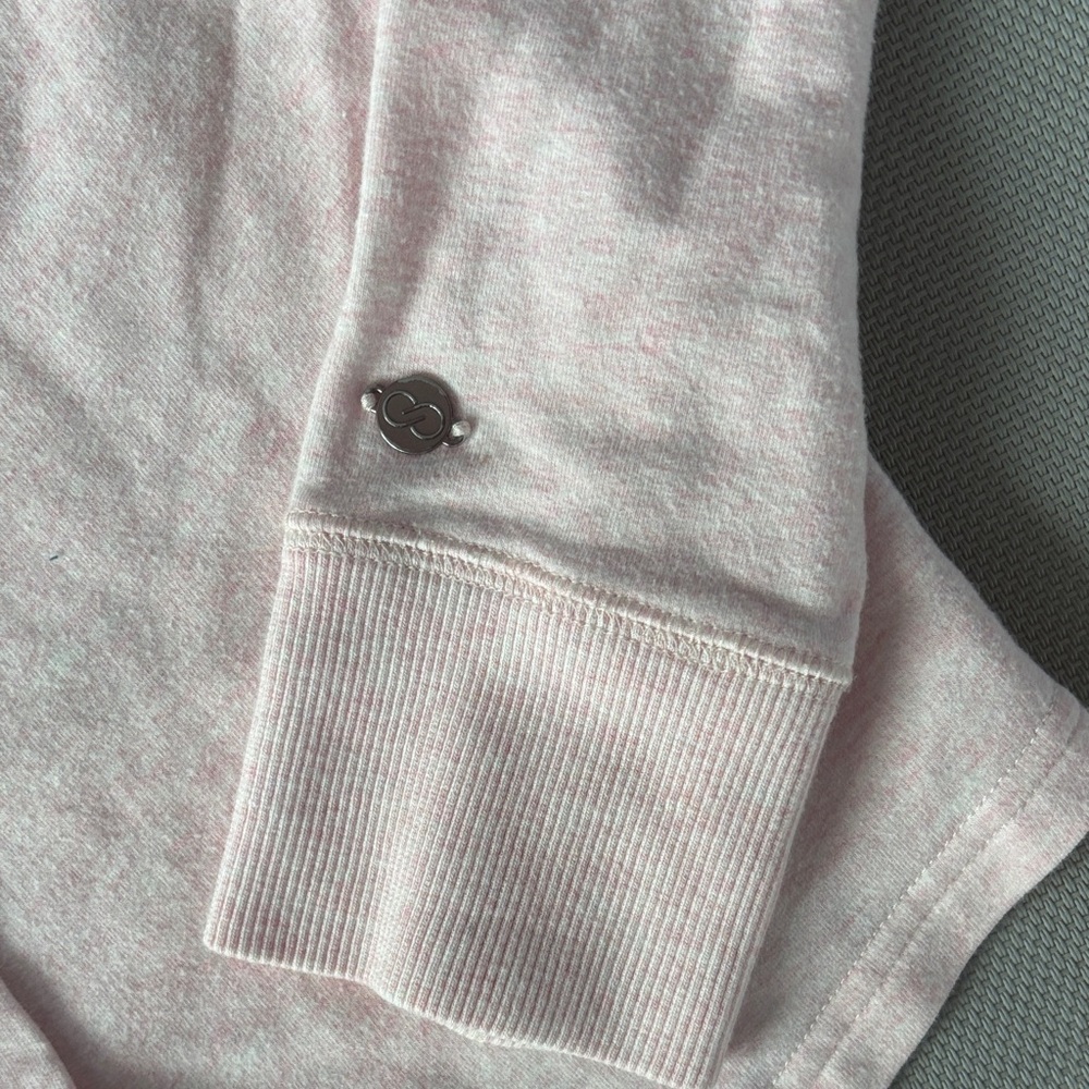CALIA by Carrie Underwood Soft Pink Hooded knit open cardigan sweatshirt xs - Picture 5 of 6